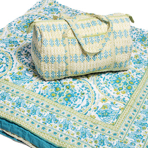 Sage Picture - Quilt and Weekender Bag
