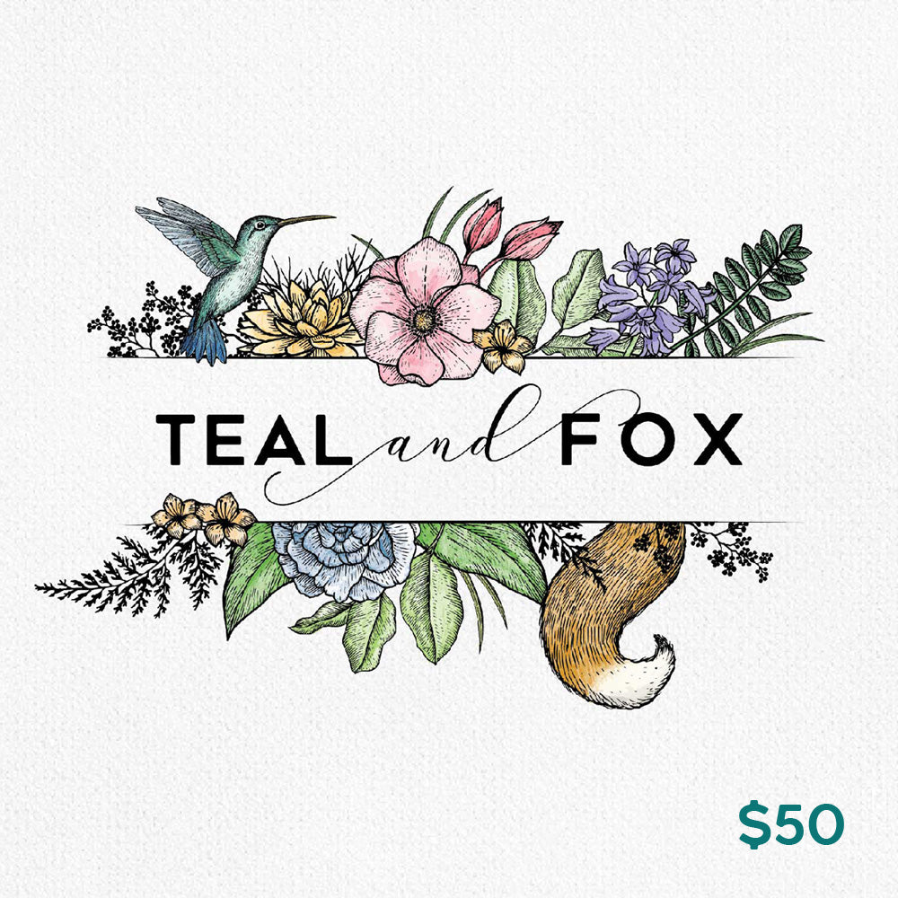 Teal & Fox Gift Card $50